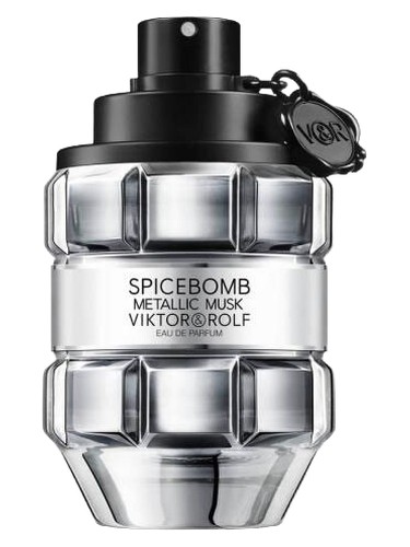 Frasco de Spicebomb Metallic Musk — Viktor&Rolf