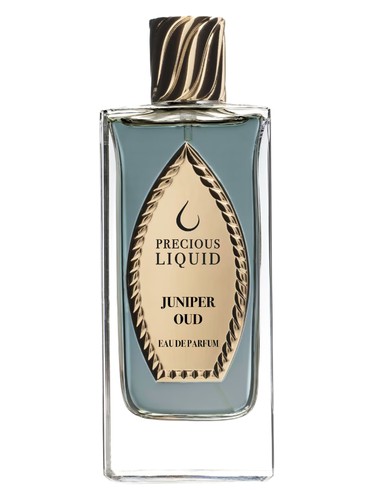 Frasco de Juniper Oud, de Precious Liquid