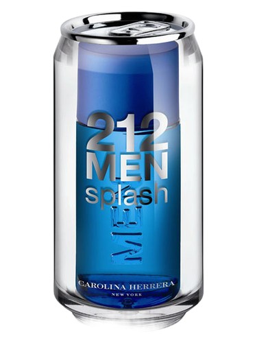 Frasco de 212 Men Splash, de Carolina Herrera