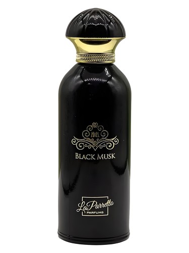 Frasco de Black Musk, de La Parretta