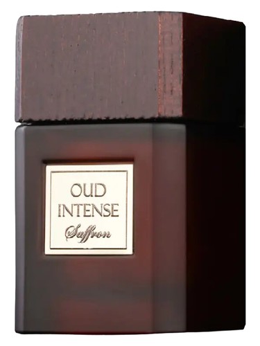 Frasco de Oud Intense Saffron, de Fragrance World