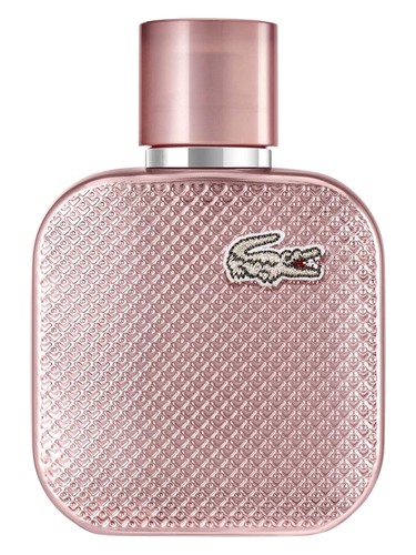 Frasco de L.12.12 Silver Rose, de Lacoste Fragrances