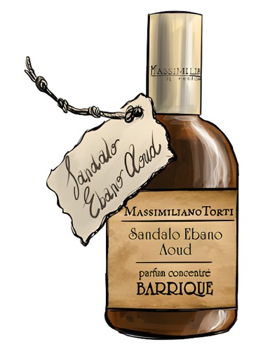 Frasco de Sandalo Ebano Aoud — Il Profumiere