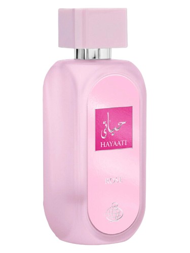 Frasco de Hayaati Rose, de Fragrance World