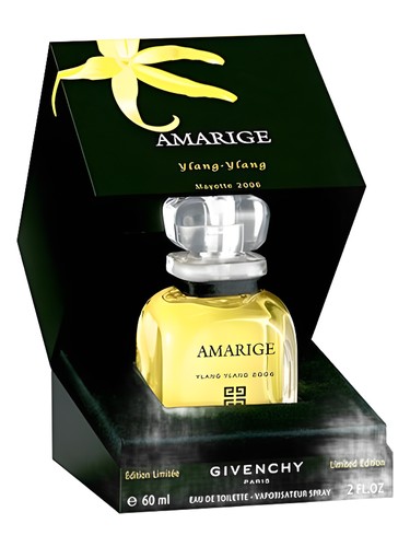 Frasco de Amarige Ylang-Ylang de Mayotte 2006, de Givenchy