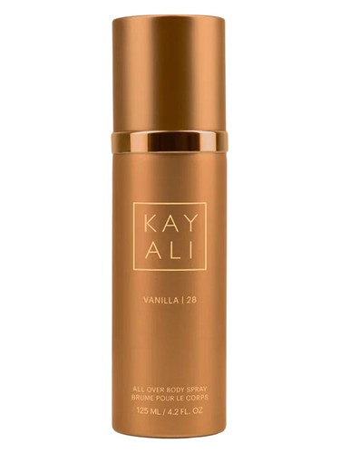 Frasco de Vanilla | 28 All Over Body Spray, de Kayali Fragrances