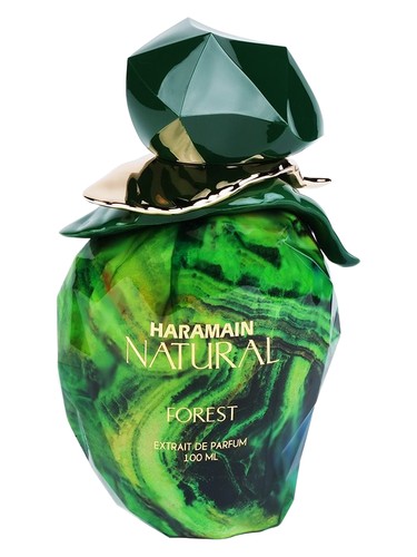 Frasco de Natural Forest, de Al Haramain Perfumes