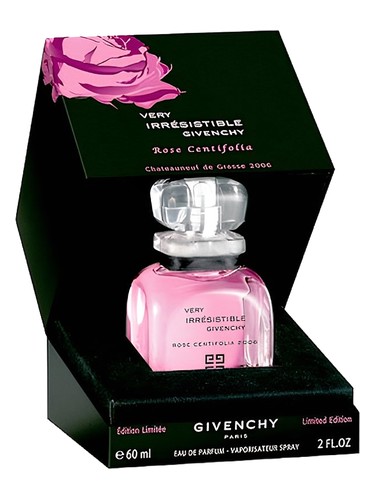 Frasco de Very Irresistible Rose Centifolia de Châteauneuf de Grasse 2006, de Givenchy