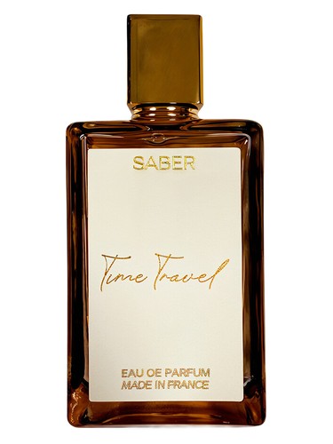 Frasco de Time Travel, de Saber Premium Perfume