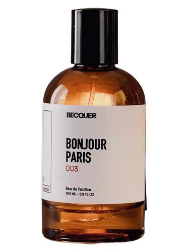 Frasco de Bonjour Paris, de Becquer