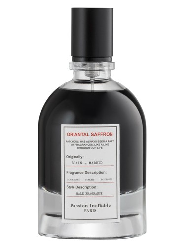 Frasco de Oriental Saffron, de Passion Ineffable Paris