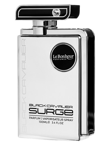 Frasco de Black Cavalier Surge — Le Bonheur Perfumes