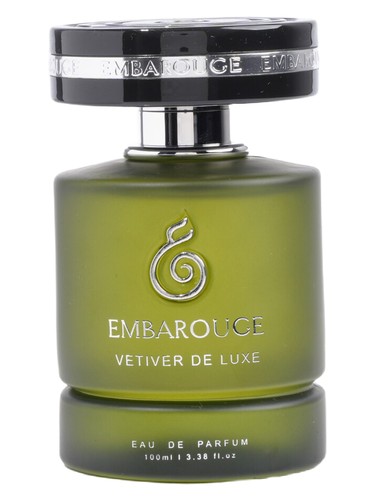 Frasco de Vetiver de Luxe, de Embarouge
