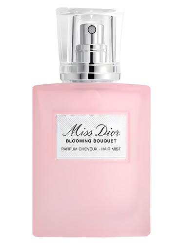 Frasco de Miss Dior Blooming Bouquet Hair Mist, de Dior