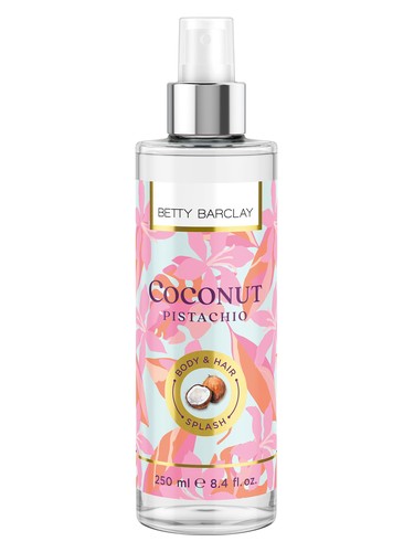 Frasco de Coconut Pistachio Body & Hair Splash, de Betty Barclay
