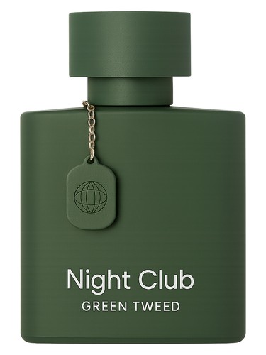 Frasco de Night Club Green Tweed, de Fragrance World
