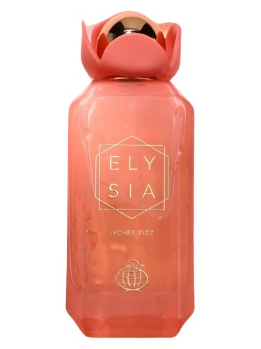 Frasco de Elysia Lychee Fizz, de Fragrance World
