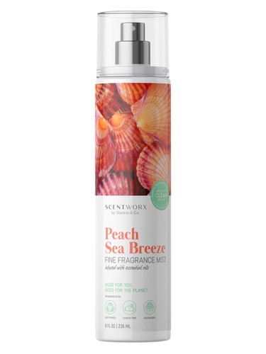 Frasco de Peach Sea Breeze, de ScentWorx by Slatkin + Co.