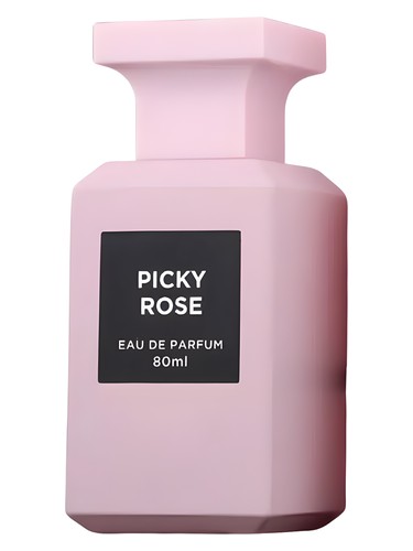 Frasco de Picky Rose, de Fragrance World