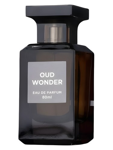 Frasco de Oud Wonder, de Fragrance World