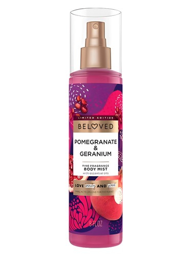 Frasco de Pomegranate & Geranium, de Love Beauty and Planet