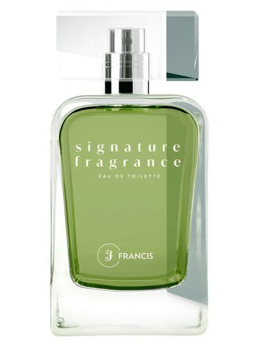 Frasco de Signature Fragrance, de Francis