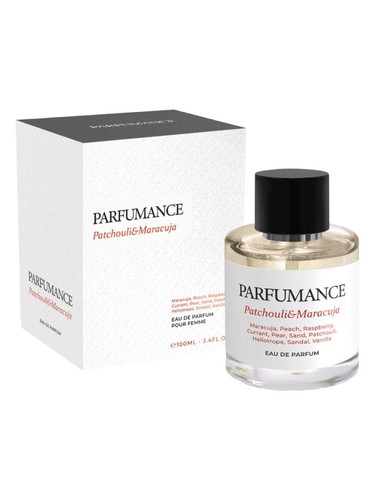 Frasco de Patchouli & Maracuja, de PARFUMANCE