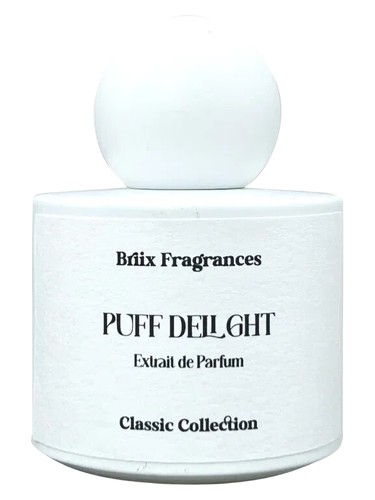 Frasco de Puff Delight, de Briix Fragrances