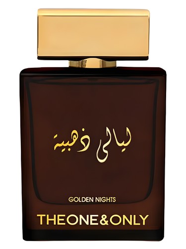Frasco de The One and Only Golden Nights, de Fragrance World