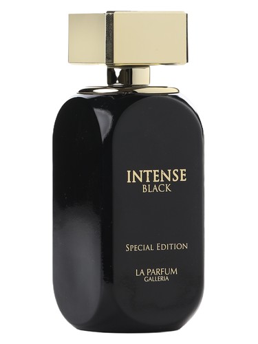 Frasco de Intense Black, de La Parfum Galleria