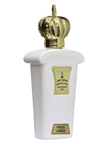 Frasco de White Amber, de Rasayel Oud