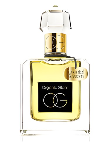 Frasco de Organic Glam Oriental Blossom, de The Organic Pharmacy