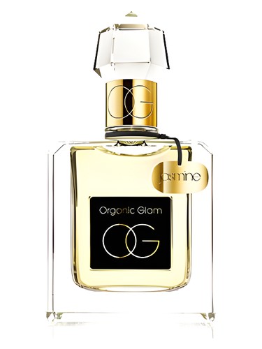 Frasco de Organic Glam Jasmine, de The Organic Pharmacy