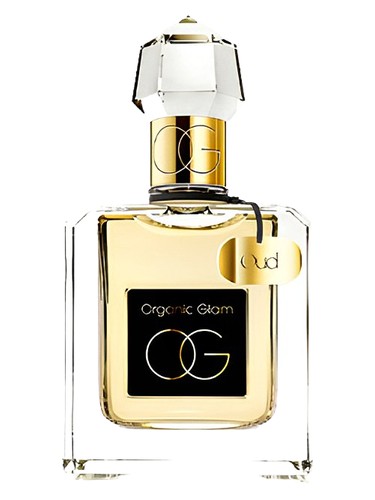 Frasco de Organic Glam Oud, de The Organic Pharmacy
