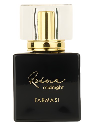 Frasco de Reina Midnight, de Farmasi