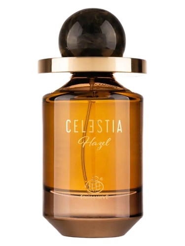 Frasco de Celestia Hazel, de Fragrance World