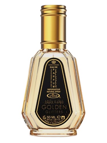 Frasco de Golden Glitters, de ALREHAB PERFUMES