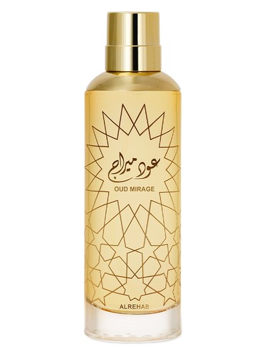 Frasco de Oud Mirage, de ALREHAB PERFUMES