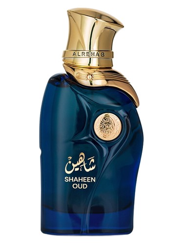 Frasco de Shaheen Oud, de ALREHAB PERFUMES