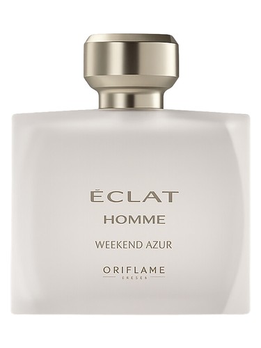 Frasco de Eclat Homme Weekend Azur, de Oriflame