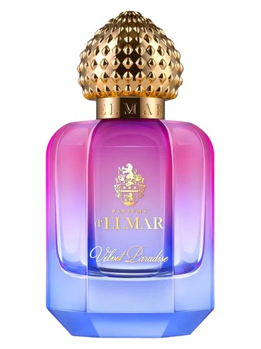 Frasco de Velvet Paradise, de Parfums d'Elmar