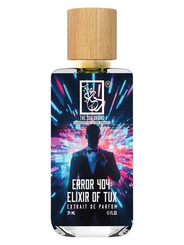 Frasco de Error 404: Elixir of Tux, de The Dua Brand