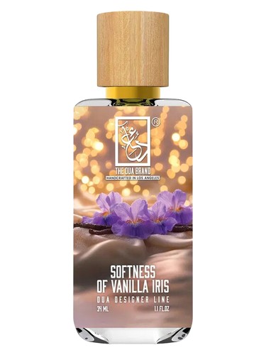 Frasco de Softness of Vanilla Iris, de The Dua Brand