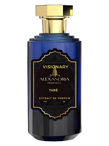 Frasco de Thrḕ, de Alexandria Fragrances