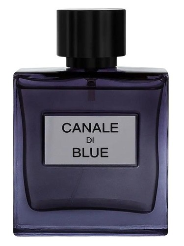 Frasco de Canale di Blue, de Fragrance World