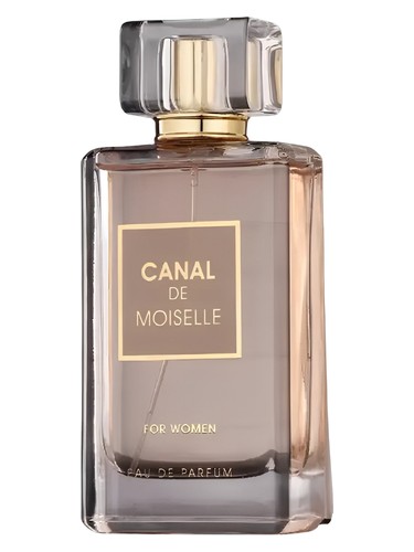 Frasco de Canal de Moiselle, de Aziza World Fragrances