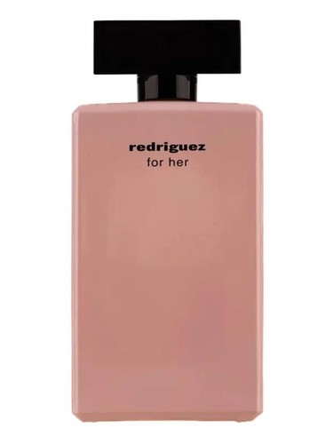Frasco de Redriguez for Her Pink, de Fragrance World