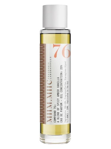 Frasco de No 76 Spicy Amber Vanilla, de MiimMiic