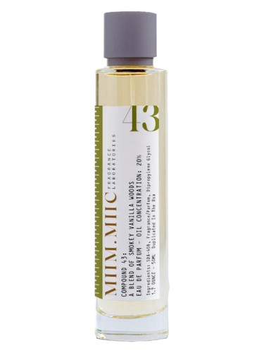 Frasco de No 43 Smokey Vanilla Wood, de MiimMiic