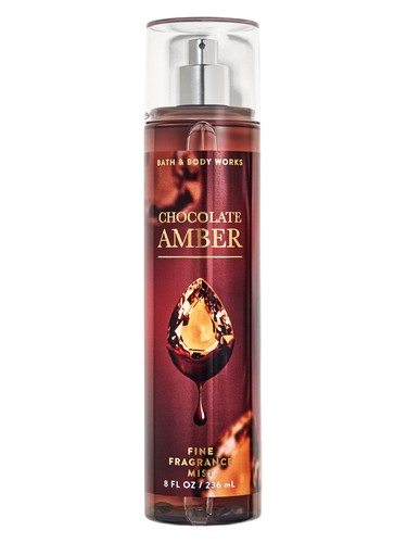 Frasco de Chocolate Amber Body Mist — Bath & Body Works